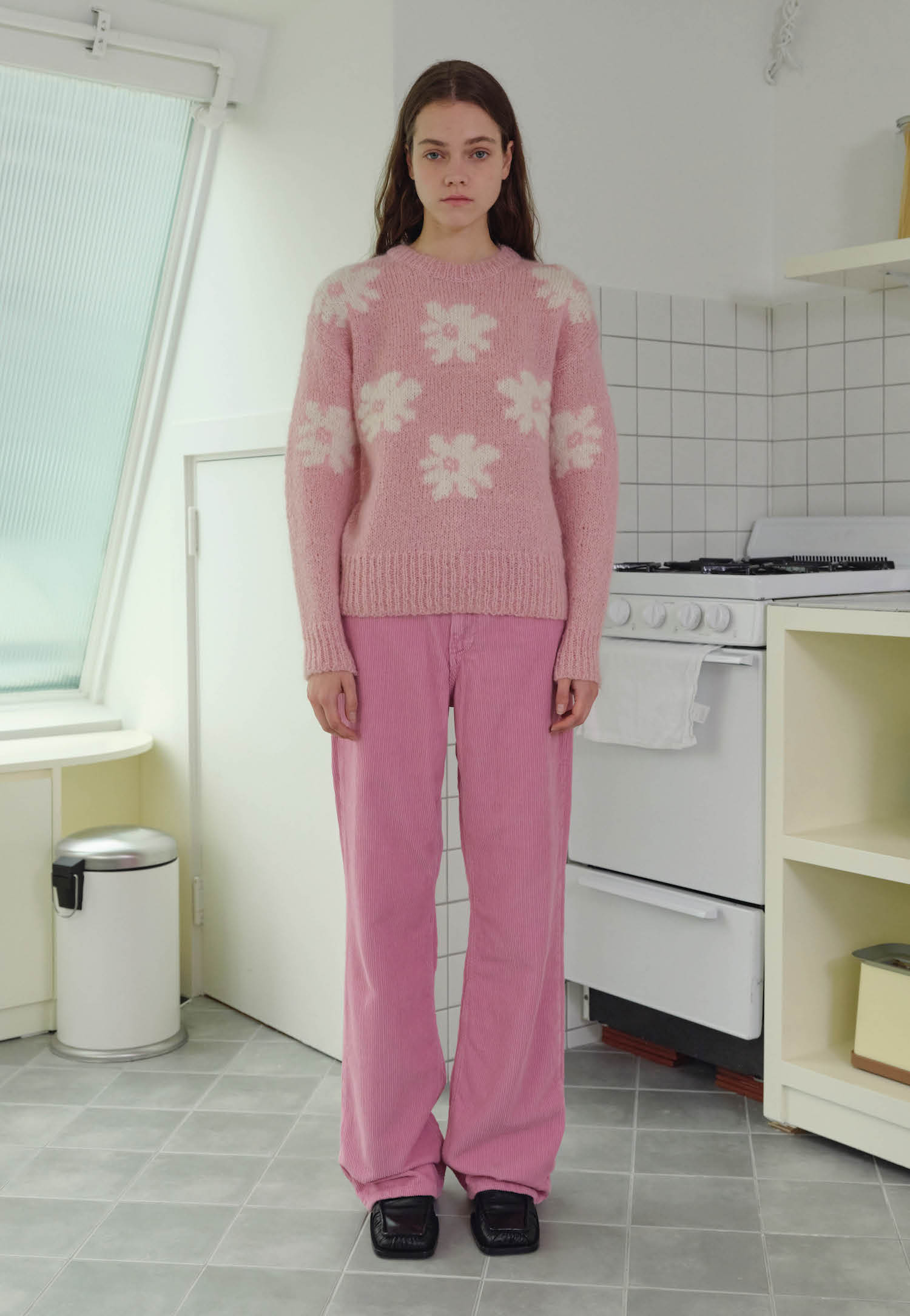 LILY ROSE FLORAL MOHAIR KNIT PULLOVER(PINK),Trwa, 디자이너브랜드, 여성의류